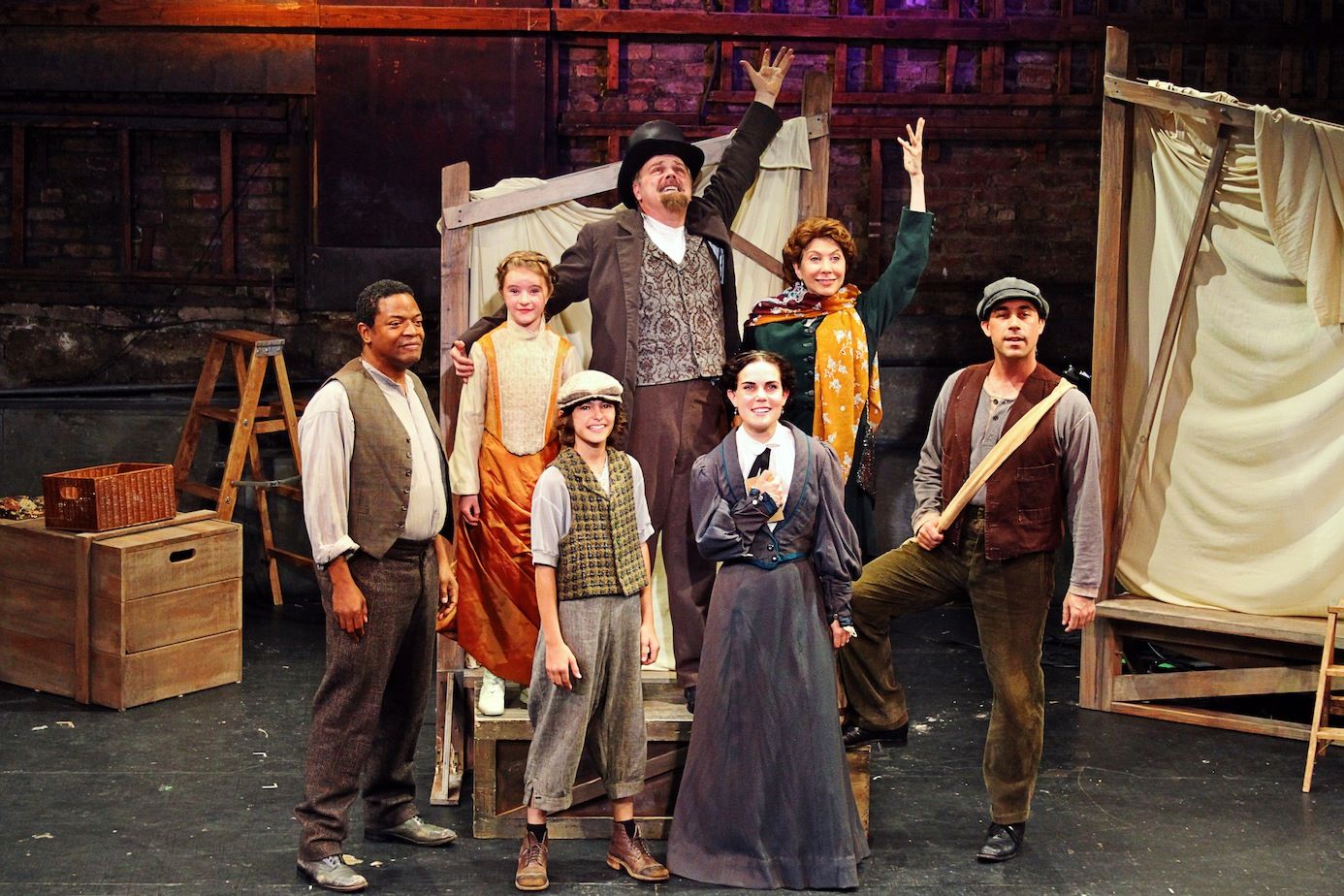Cast of the 2104 Production of Liberty at Theatre 80 St. Marks, NYC